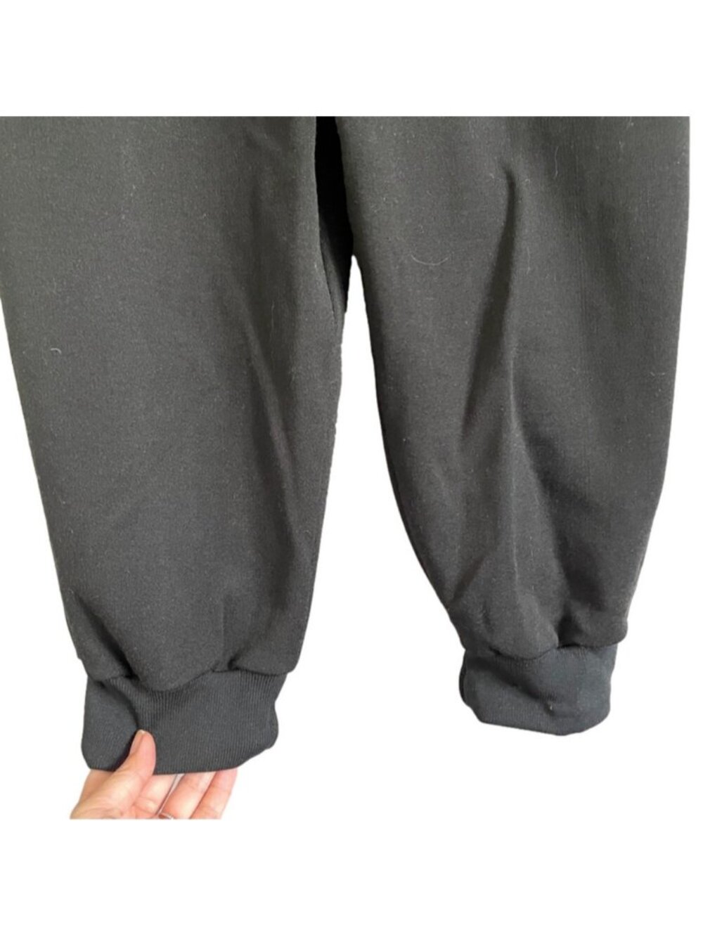 Vintage TRO Black Cropped Sleeveless Ski Jumpsuit - S - Picture 5 of 13